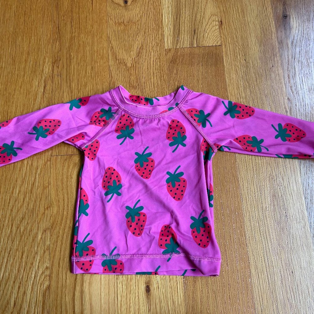 Hanna Andersson Strawberry Rash Guard